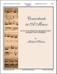 Concertante in A Minor Handbell sheet music cover